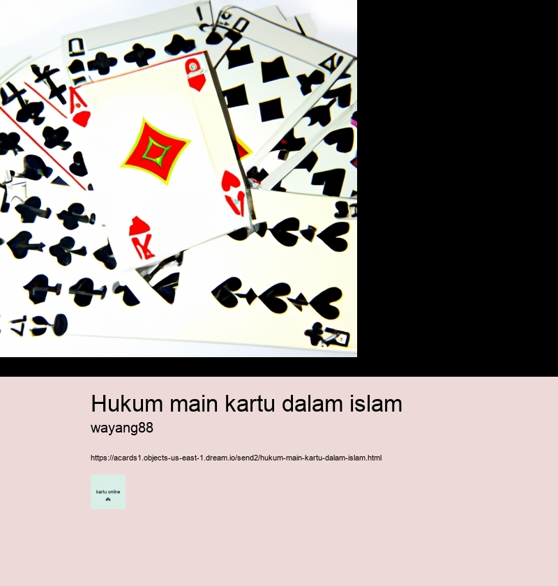 hukum main kartu dalam islam