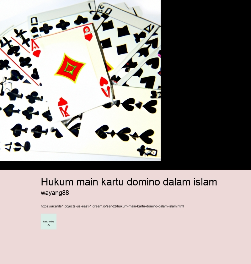 hukum main kartu domino dalam islam